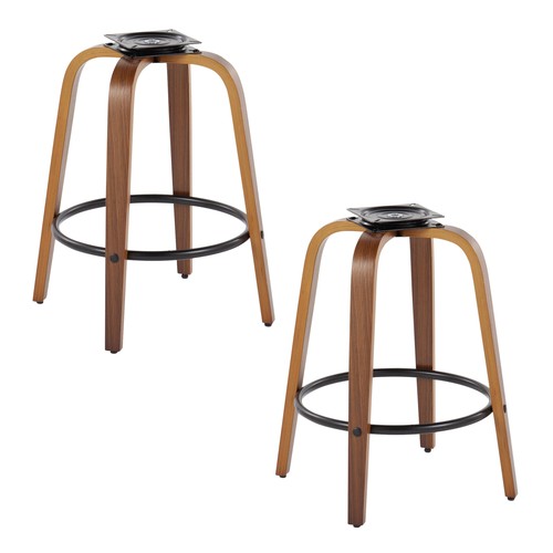 Vintage Mod 26" Fixed-height Counter Stool - Set Of 2